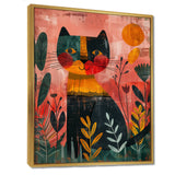 Cheetah in the African rainforest - Pink Cheetah Wall Art