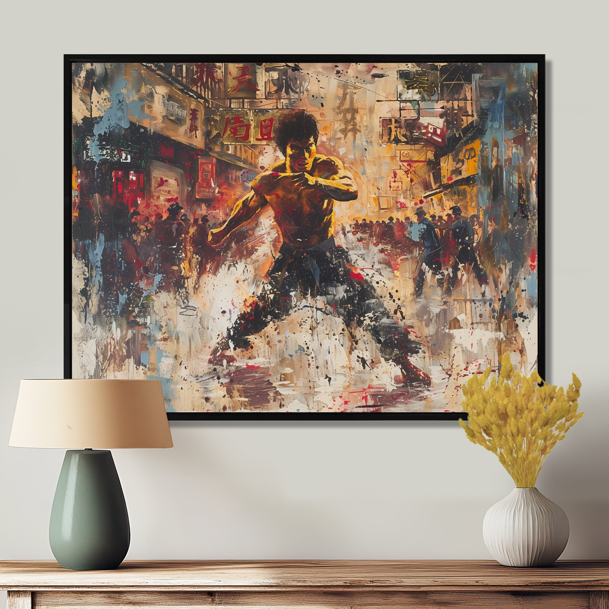 Bruce Lee's Influence Martial Arts - Martial Arts Canvas Wall Art