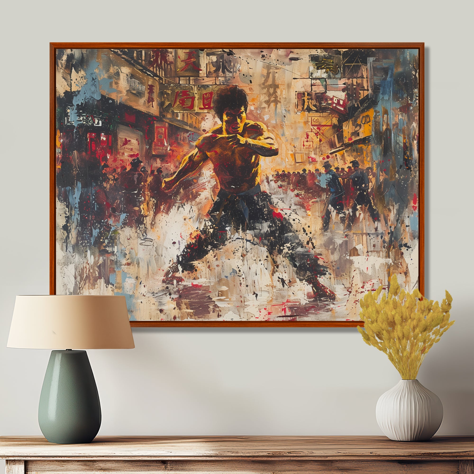 Bruce Lee's Influence Martial Arts - Martial Arts Canvas Wall Art