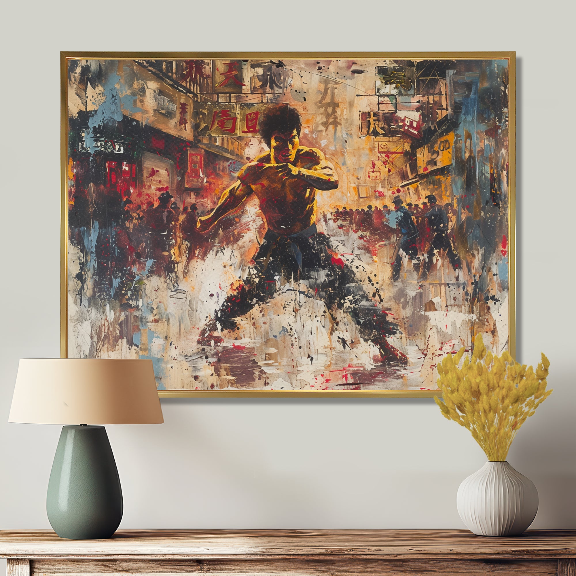 Bruce Lee's Influence Martial Arts - Martial Arts Canvas Wall Art