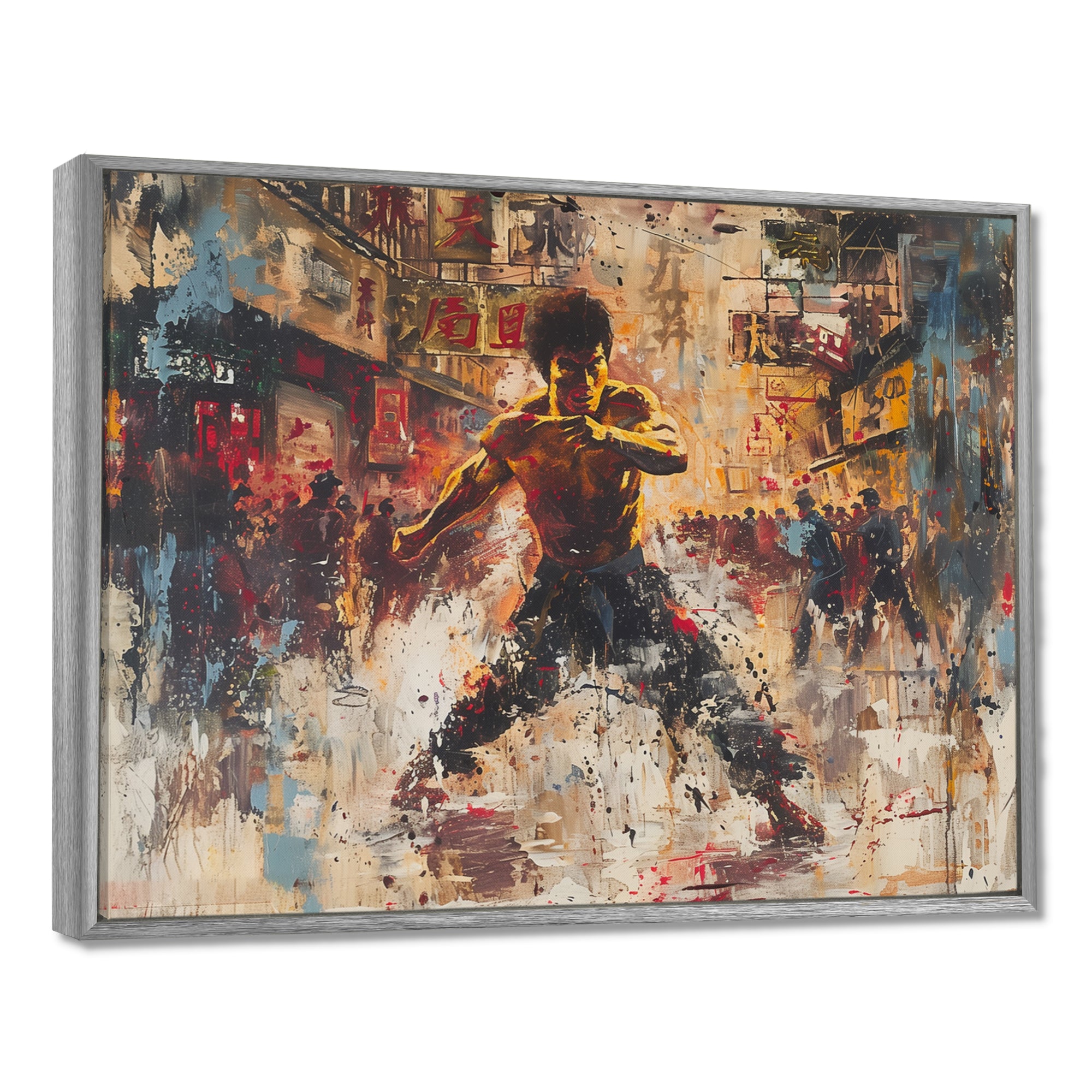 Bruce Lee's Influence Martial Arts - Martial Arts Canvas Wall Art