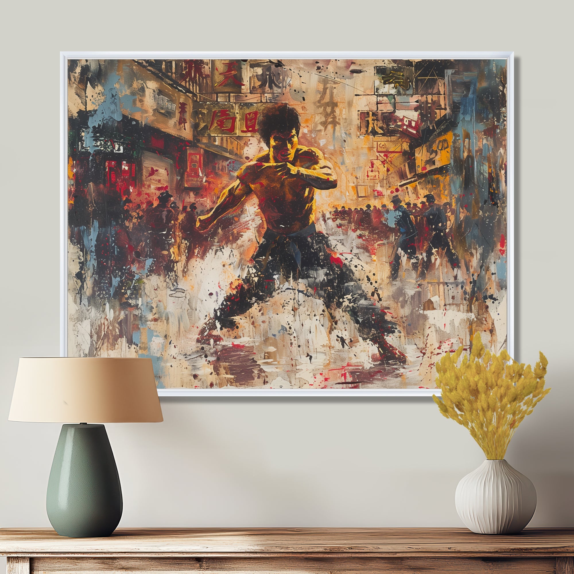 Bruce Lee's Influence Martial Arts - Martial Arts Canvas Wall Art
