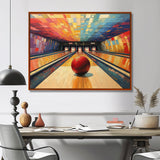 Bowling Alley Nights - Bowling Canvas Wall Art