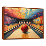 Bowling Alley Nights - Bowling Canvas Wall Art