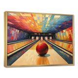 Bowling Alley Nights - Bowling Canvas Wall Art