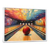 Bowling Alley Nights - Bowling Canvas Wall Art