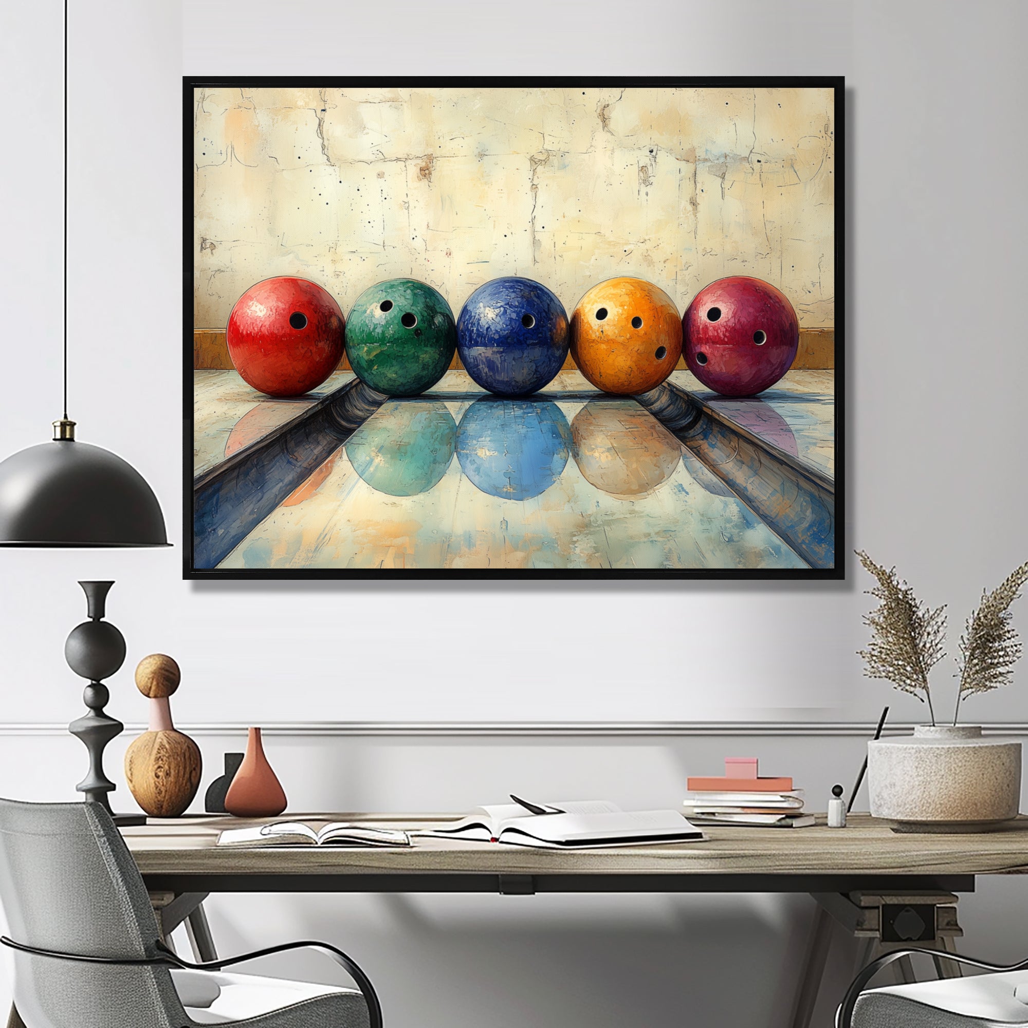 Bowling Ball Beauty I - Bowling Canvas Wall Art