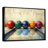 Bowling Ball Beauty I - Bowling Canvas Wall Art