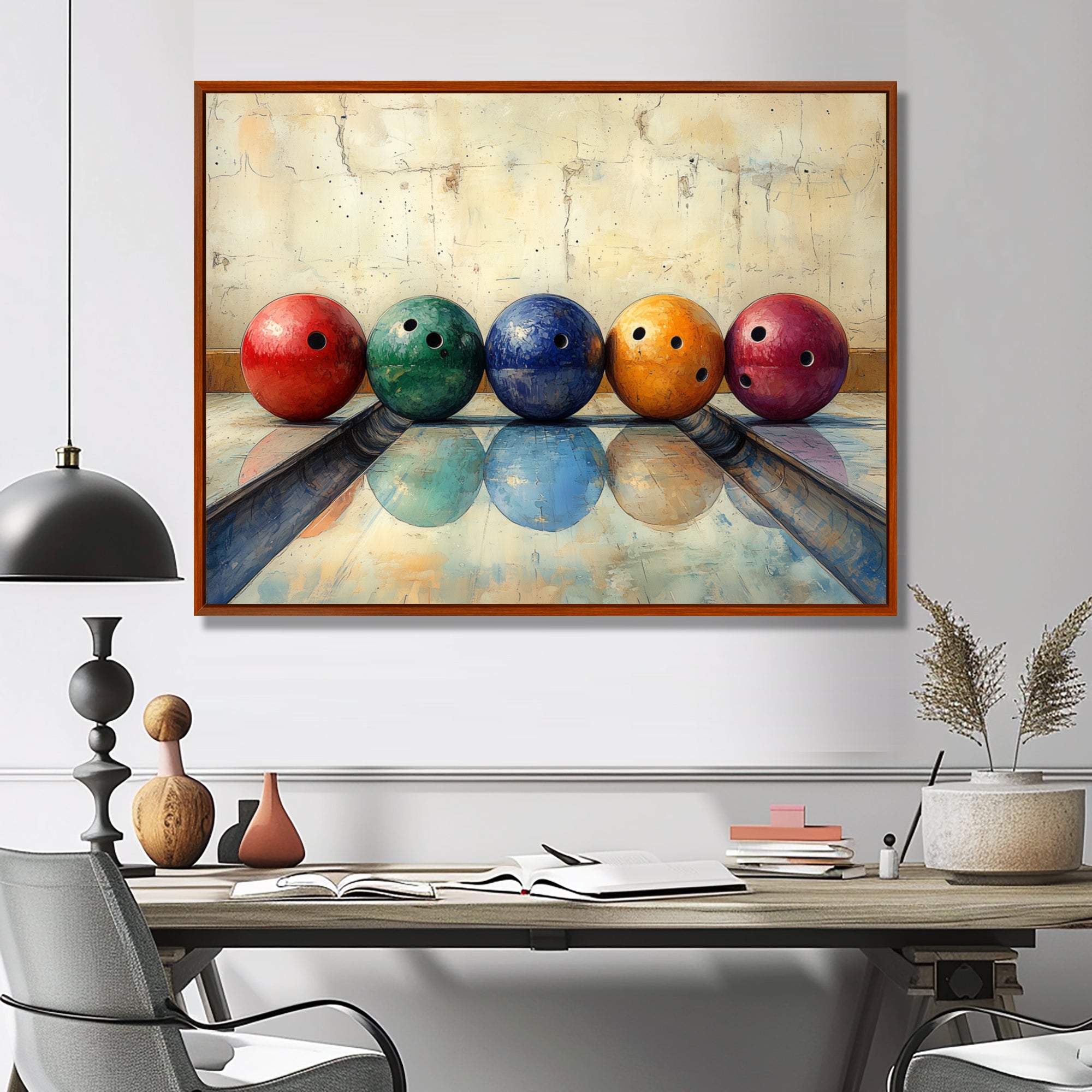 Bowling Ball Beauty I - Bowling Canvas Wall Art