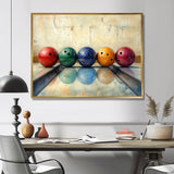 Bowling Ball Beauty I - Bowling Canvas Wall Art