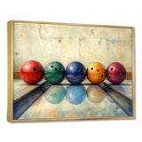 Bowling Ball Beauty I - Bowling Canvas Wall Art