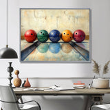 Bowling Ball Beauty I - Bowling Canvas Wall Art