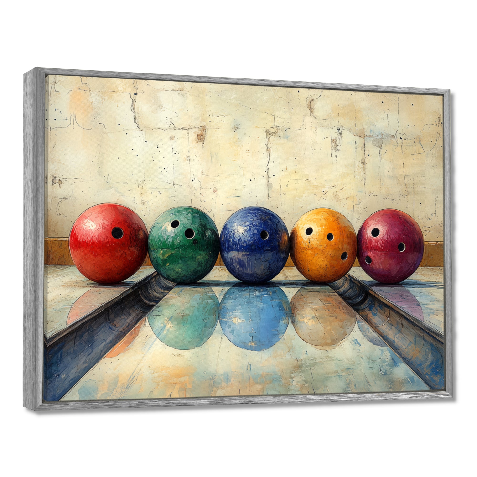 Bowling Ball Beauty I - Bowling Canvas Wall Art