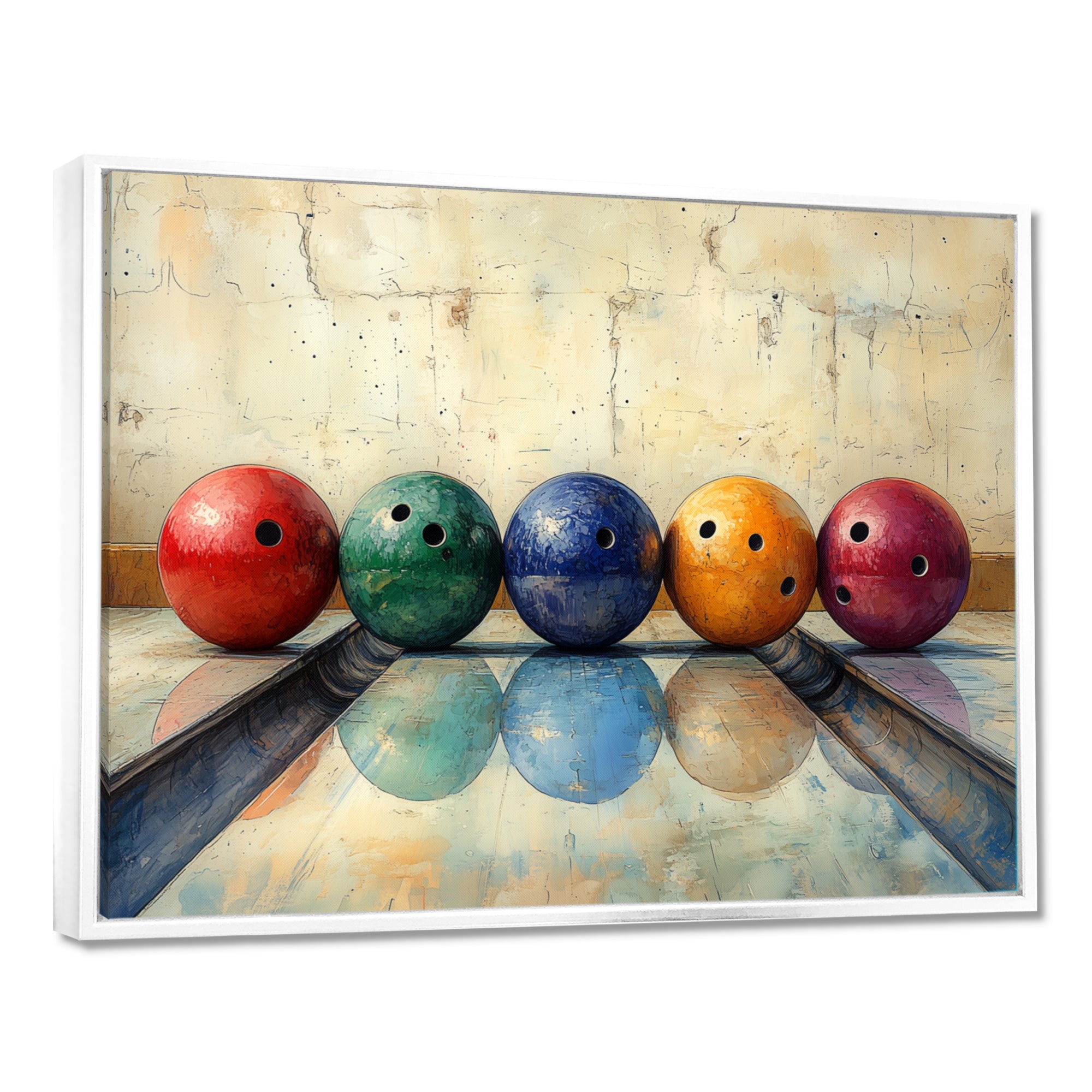 Bowling Ball Beauty I - Bowling Canvas Wall Art