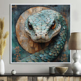 Green Snake Chinese Sign - Snake Wall Art Prints