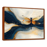 Yellow And Blue Dragonfly Sky Dancer - Dragonfly Wall Art Prints