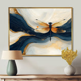 Yellow And Blue Dragonfly Sky Dancer - Dragonfly Wall Art Prints