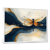 Yellow And Blue Dragonfly Sky Dancer - Dragonfly Wall Art Prints