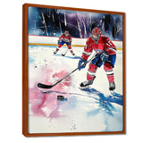 Hockey Players In Montreal - Sport Hockey Canvas Wall Art