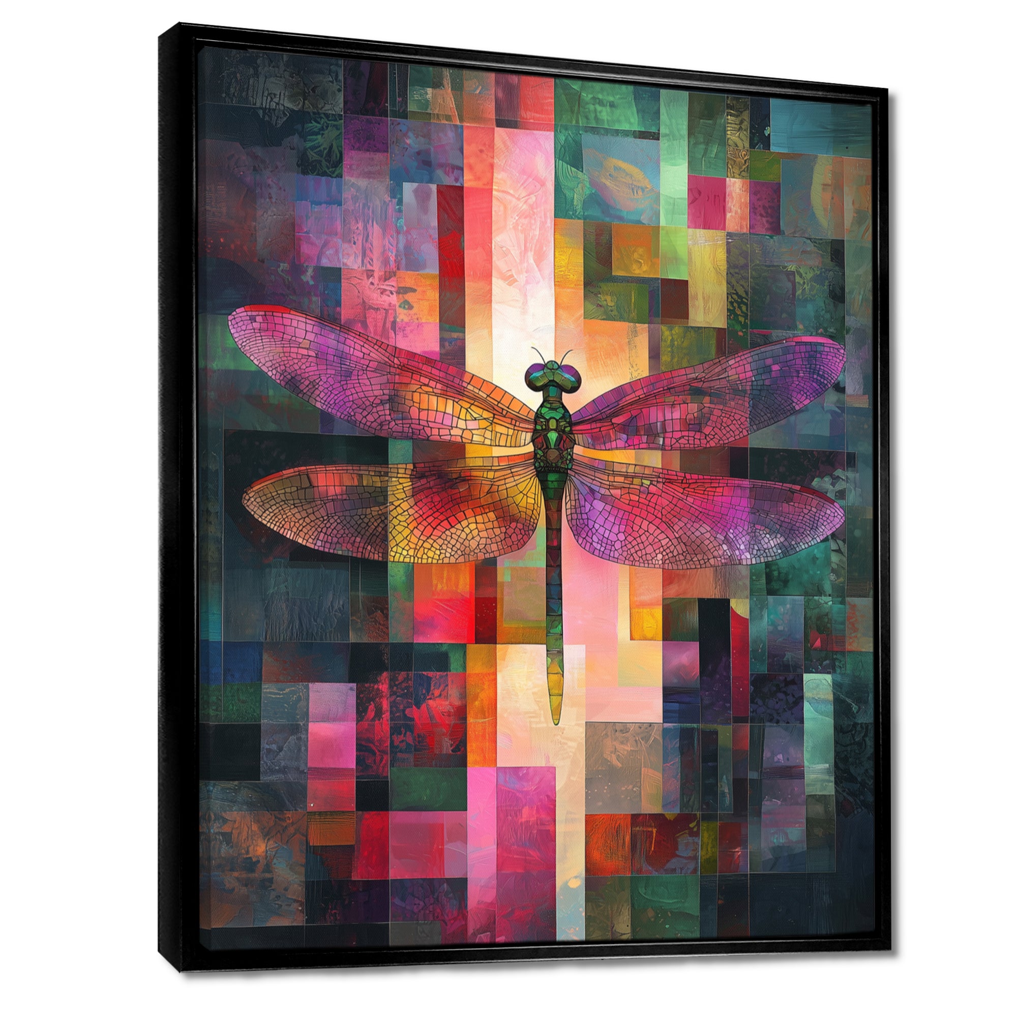 Pink Dragonfly's Auroras Dance - Dragonfly Wall Decor
