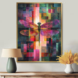 Pink Dragonfly's Auroras Dance - Dragonfly Wall Decor