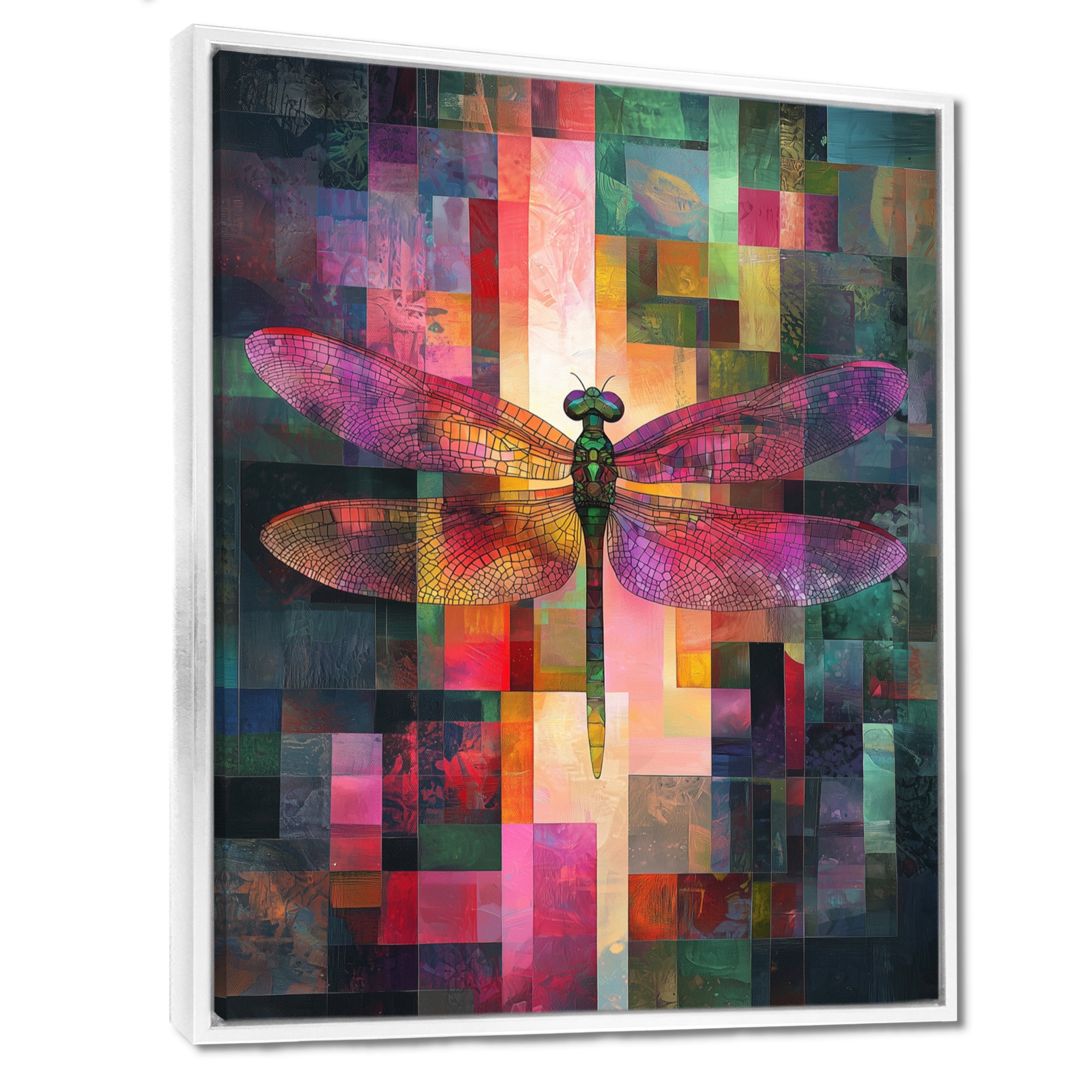 Pink Dragonfly's Auroras Dance - Dragonfly Wall Decor