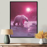 Polar Bear In The Midnight Sun - Bear Wall Decor