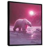 Polar Bear In The Midnight Sun - Bear Wall Decor