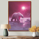 Polar Bear In The Midnight Sun - Bear Wall Decor