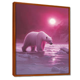 Polar Bear In The Midnight Sun - Bear Wall Decor