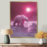 Polar Bear In The Midnight Sun - Bear Wall Decor