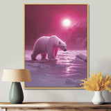 Polar Bear In The Midnight Sun - Bear Wall Decor