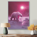 Polar Bear In The Midnight Sun - Bear Wall Decor