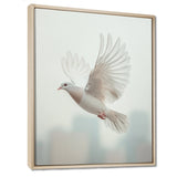 Columbidae Dove In The Urban Sky - Dove Home Decor Art