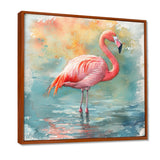 Flamingo Grace - Pink Bird Wall Art