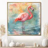 Flamingo Grace - Pink Bird Wall Art