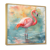 Flamingo Grace - Pink Bird Wall Art