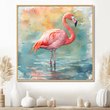 Flamingo Grace - Pink Bird Wall Art