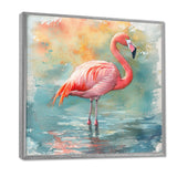 Flamingo Grace - Pink Bird Wall Art