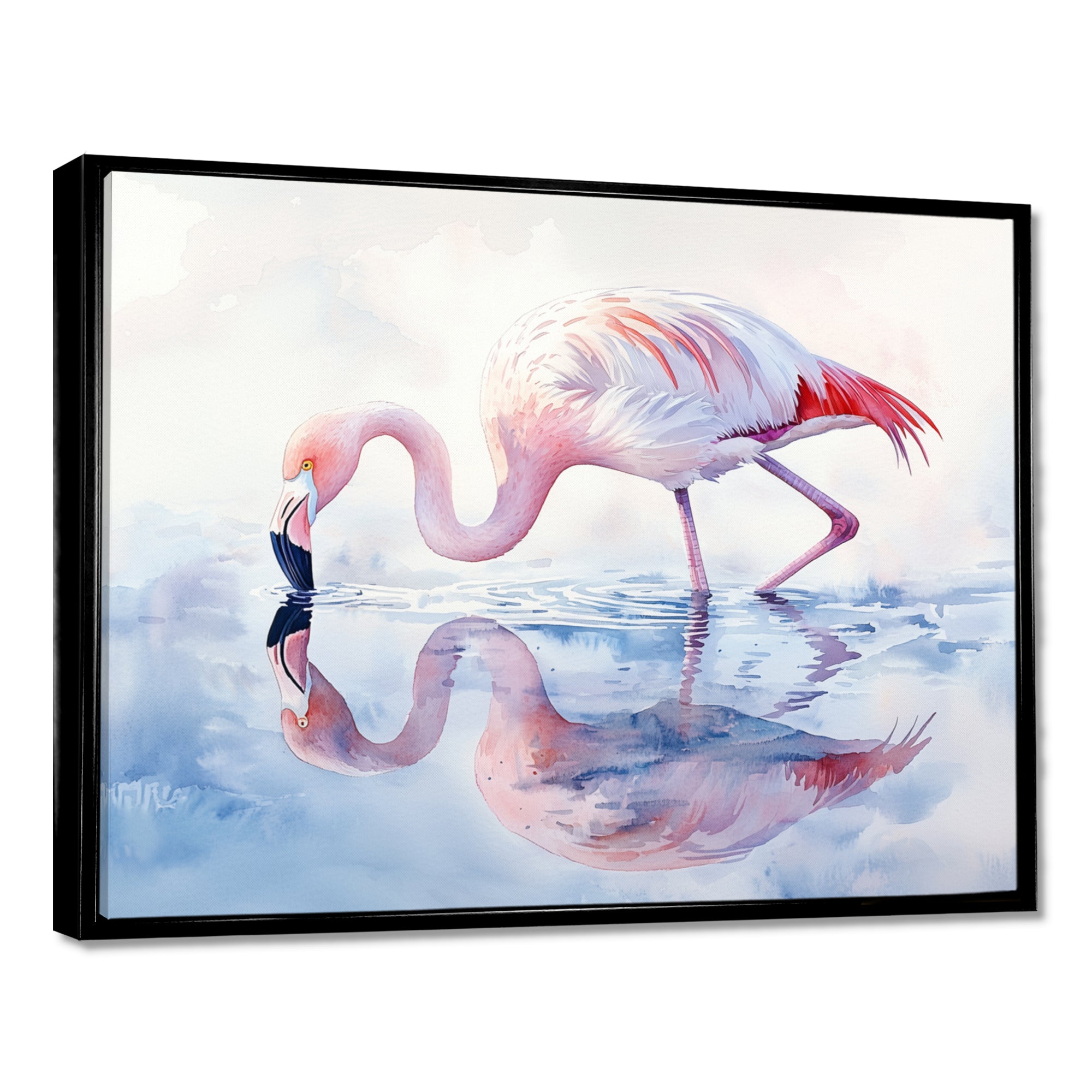 Flamingo Reflections - Flamingo Home Decor Art