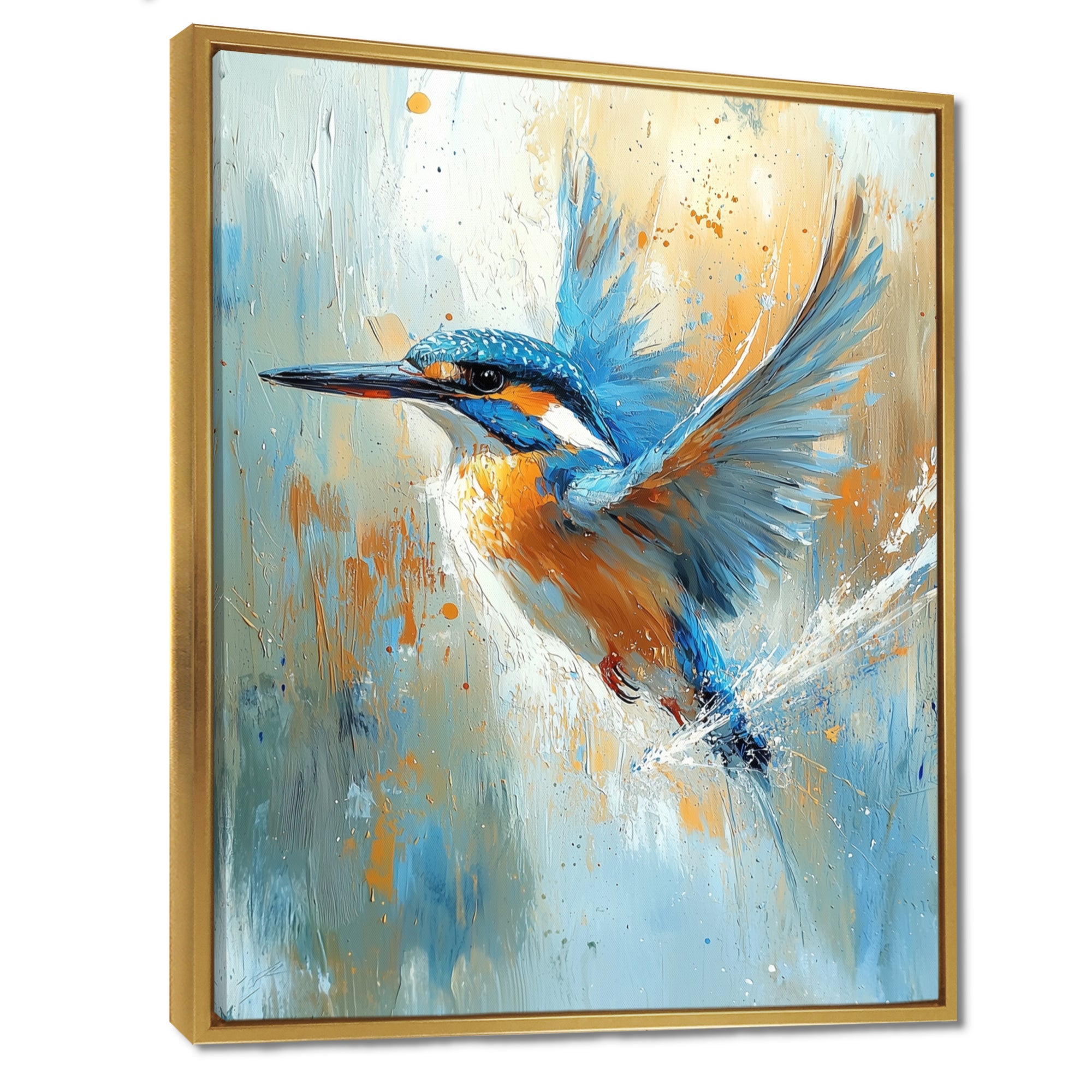 Kingfisher By The River - Bird Home Decor Art