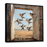 Abstract Bird Swallows In The Hayloft - Bird Wall Art Prints