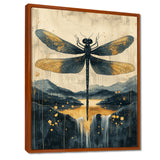 Dragon Whisper Of The Marsh - Dragonfly Canvas Wall Art
