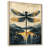 Dragon Whisper Of The Marsh - Dragonfly Canvas Wall Art