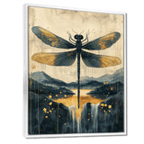 Dragon Whisper Of The Marsh - Dragonfly Canvas Wall Art
