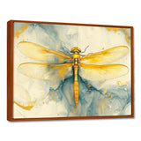 Yellow Dragon Fly Flight Of Elegance - Dragonfly Wall Decor