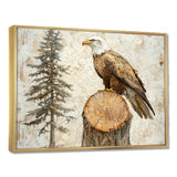 Eagle Spirit Of The Wind In Forest - Eagle Canvas Wall Art
