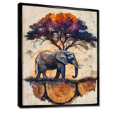 Elephant Under The Baobab Tree - Elephant Wall Art Prints