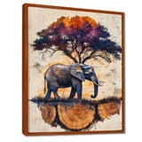 Elephant Under The Baobab Tree - Elephant Wall Art Prints