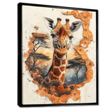 Giraffe Gentle Giant Of Africa - Giraffe Large Canvas Wall Art